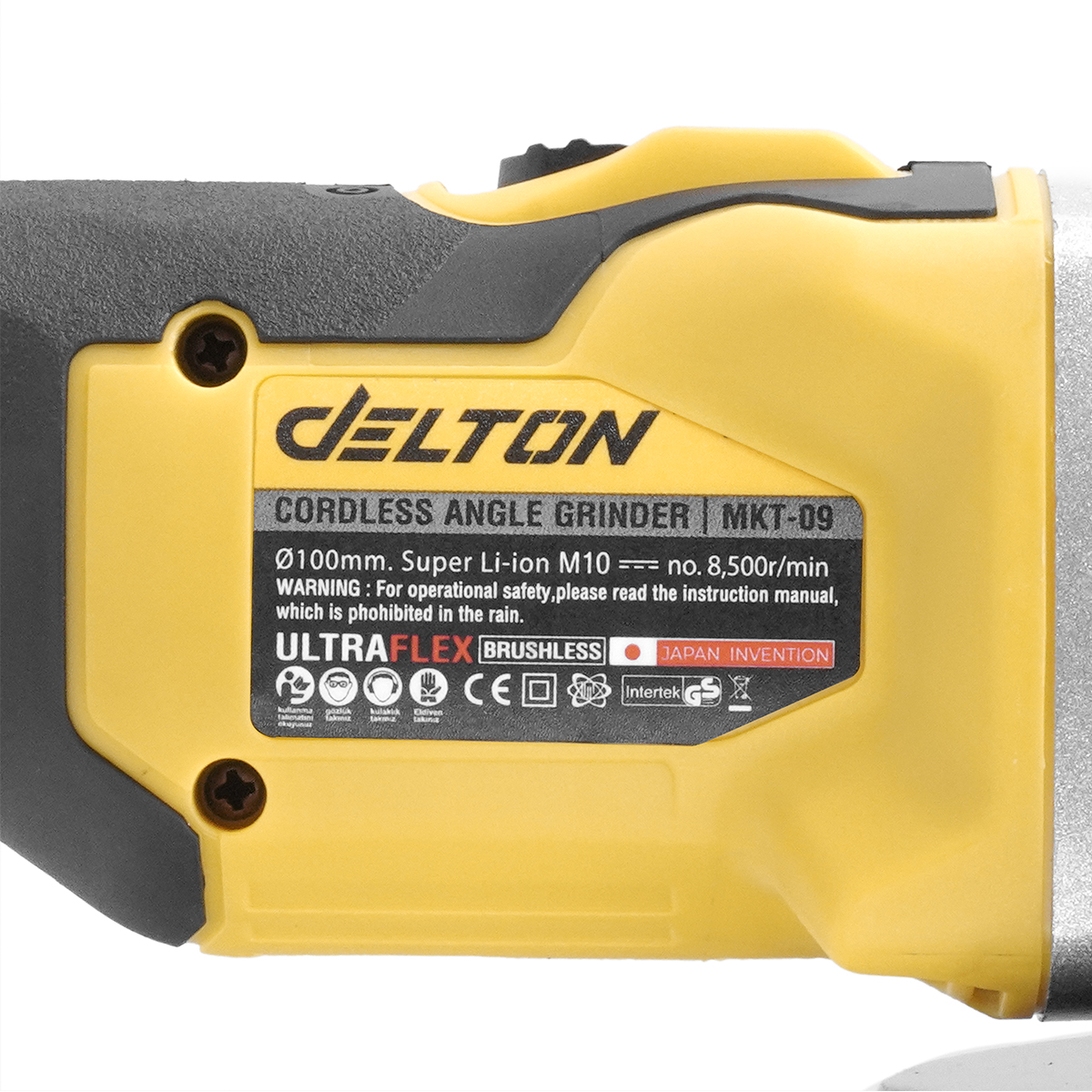 เครื่องเจียรไร้สาย (พร้อมแบตเตอรี่) DELTON รุ่น MKT-09 TURBO FORCE 20V 12AH_4